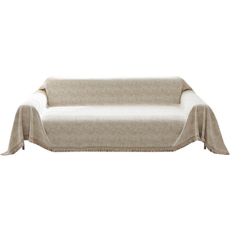 雪尼尔沙发巾四季纯通沙发盖用巾高级感风双面色ins素锦盖布爆款,居家布艺,沙发套,淘宝优惠券,粉丝福利购,淘宝优惠卷