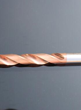 55度加长钨钢钻头整体涂硬花质柄合金钻头层直IIR麻钻120150100长