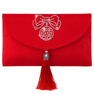 结婚专用大红包喜庆万元婚庆敬茶改口费利是封婚礼布艺红布袋订婚