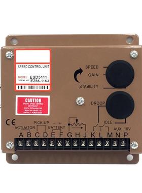 ESD5111调速板柴油发电机组电子调速器缓启动怠速控制器