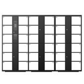 超市电子存包柜密码 人脸识别商场智能储物寄存柜 刷卡指纹红外条码