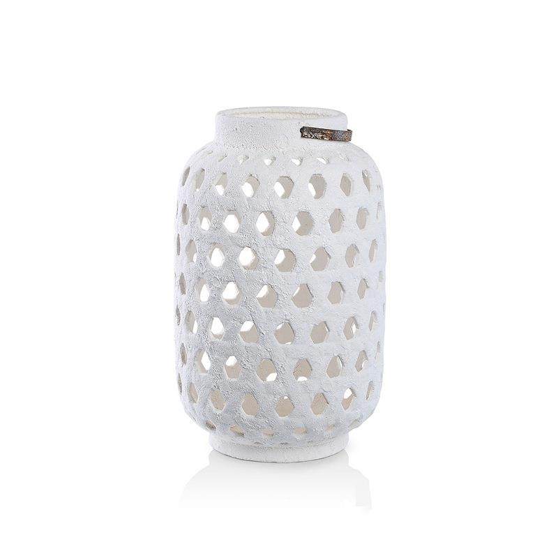 简约复古风镂空陶瓷花瓶风灯民宿样板间售楼处软装插花器饰品摆件,橡塑材料及制品,工业陶瓷,淘宝优惠券,粉丝福利购,淘宝优惠卷