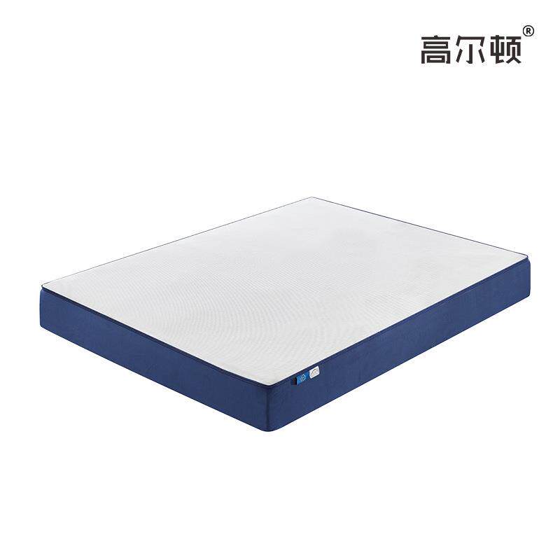 席梦思独立弹簧床垫软酒店家用蓝色盒子记忆棉天然乳胶床垫