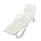 夏季 户外折叠沙滩椅休闲躺椅别墅庭院游泳池椅子网布塑料椅可调节