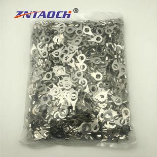 紫铜无缝焊接RNB5.5 8线耳冷压圆形裸端头O型接线端子5.5平方