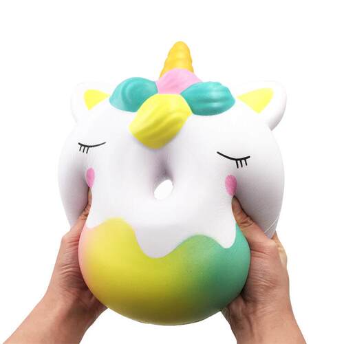 厂家直销慢回弹超大号独角兽甜甜圈新款squishy