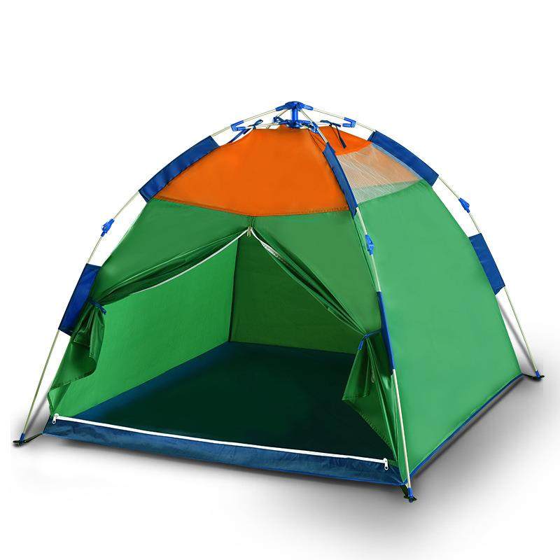 户外儿童帐篷全自动免安装便携式加厚野营家庭蚊帐儿童露营野外帐
