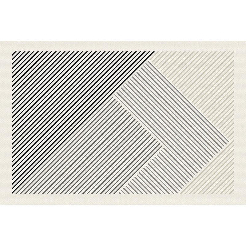 条边地毯地垫客厅耐脏满铺轻奢线风高级感发茶几20230719毯家用卧