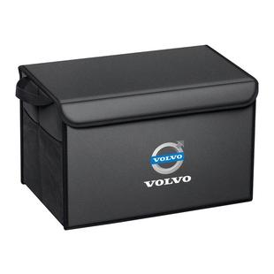 适用沃尔沃XC60S60XC90S90V40V60汽车后备箱置物箱收纳储物盒