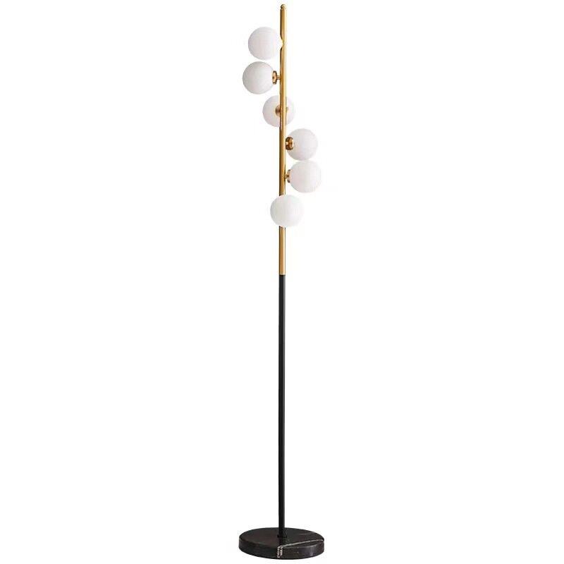 意大利落地灯北欧客厅轻奢沙发灯卧室样板房创意个性玻璃圆球立式