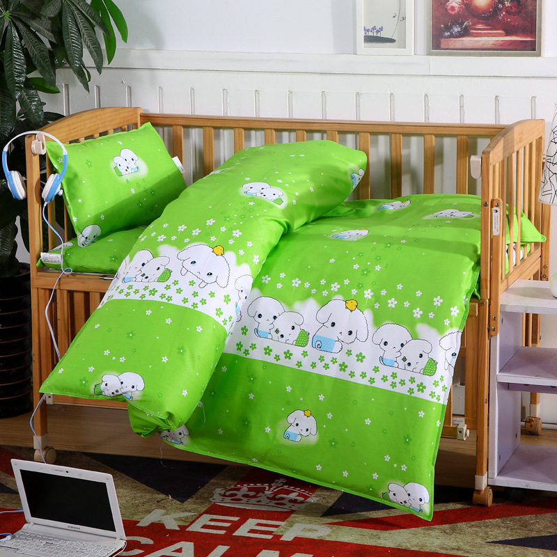 幼儿园被套三件套纯棉婴儿童午睡被子六件套宝宝床上用品春夏秋冬