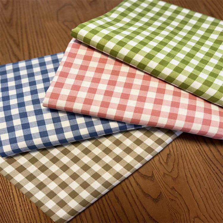 小学生午餐垫格子双层布艺加厚棉麻餐垫儿童学生餐巾隔热垫盘垫