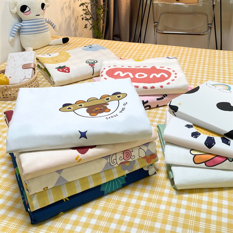 定做儿童纯棉被套单件120x15x0x200单人1.5米幼儿园男女孩婴儿被