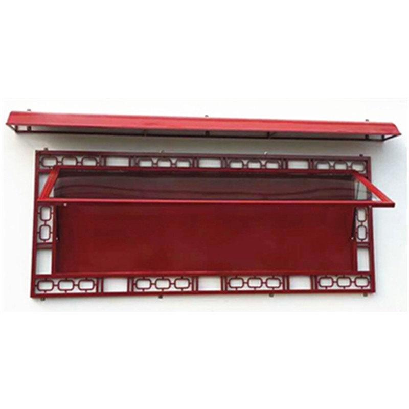 定做不锈钢挂墙式宣传栏公告栏校园橱窗户外广告牌T展板框告示栏