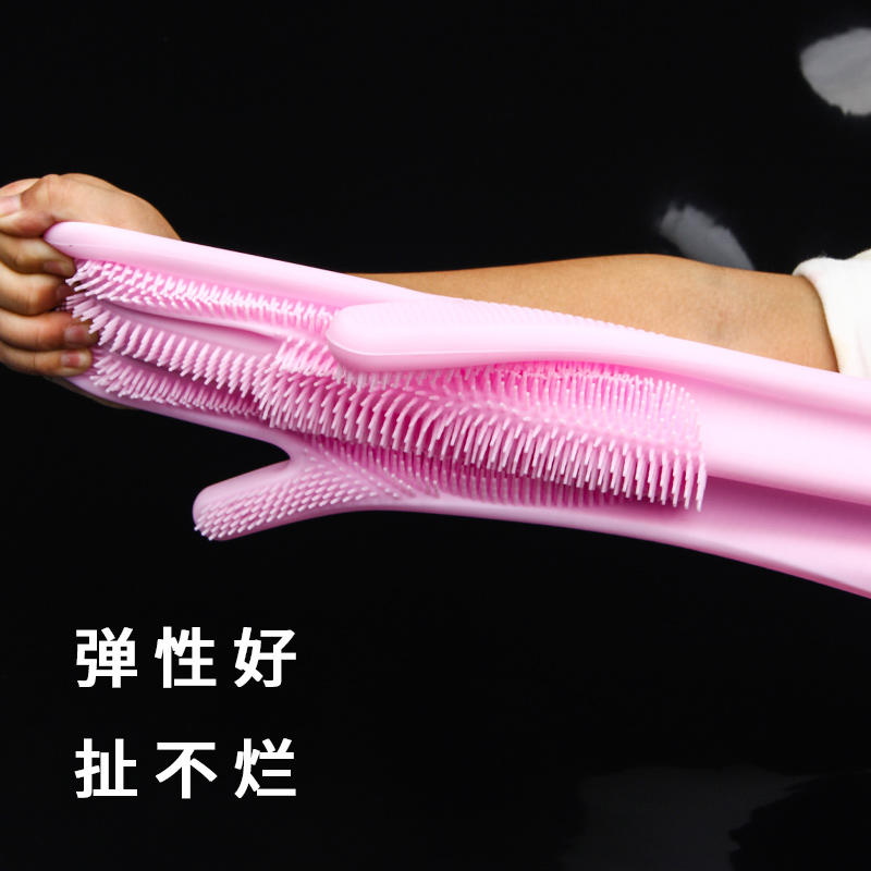硅胶搓澡手套男女士洗澡刷u搓澡巾按摩去角质搓泥神器磨砂沐浴手