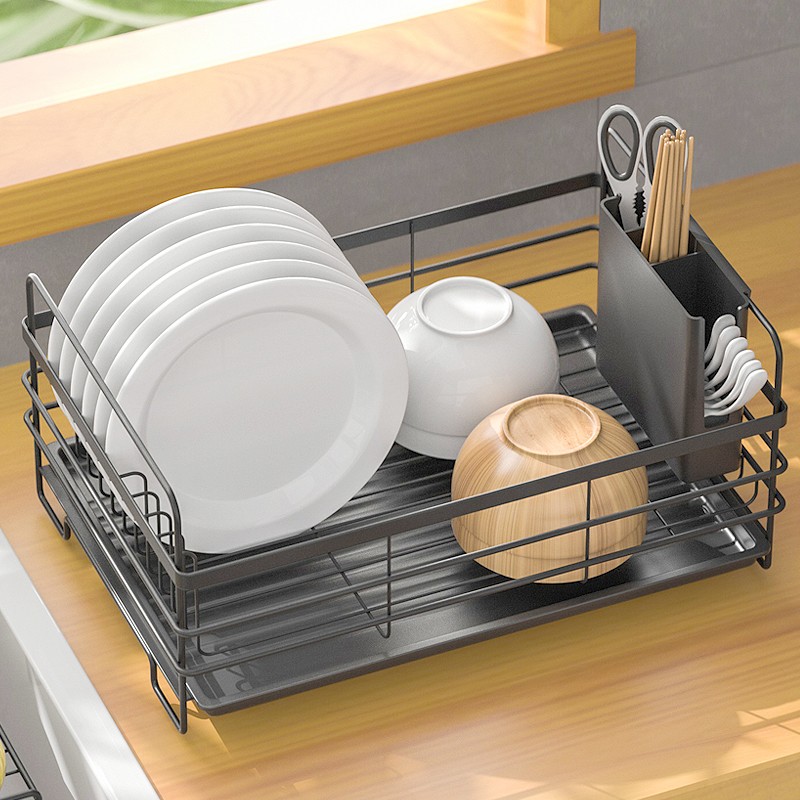 沥水碗架厨c房碗碟架沥水架多层放碗筷的置物架厨房台面放碗收纳