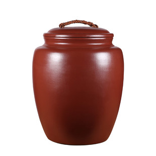 茶叶罐宜兴手工普洱大码 散茶存储 1r30茶饼装 特大号紫砂茶叶缸70