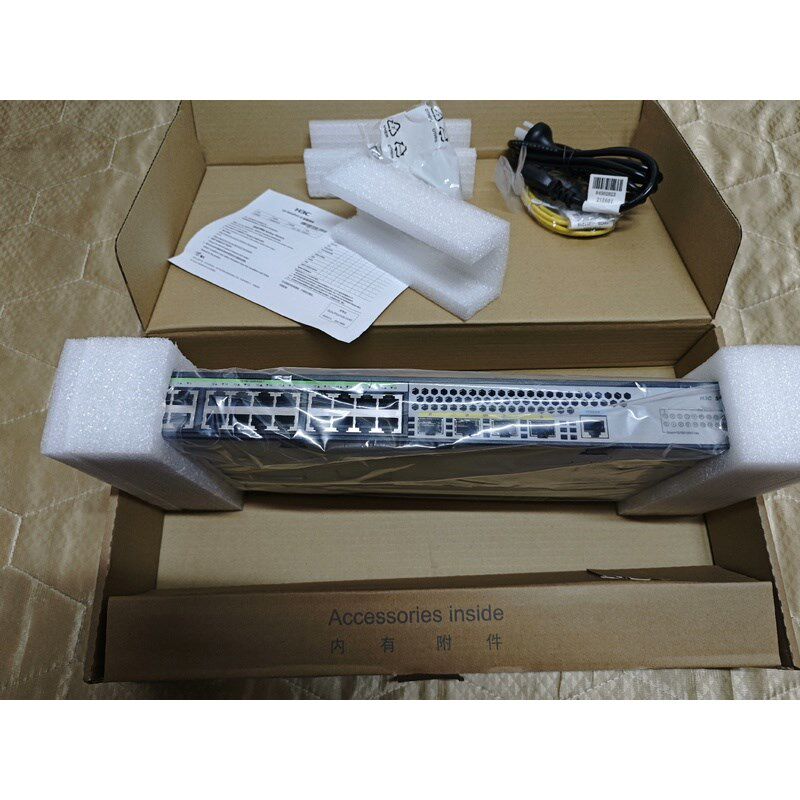 H3C S5024PV5-EI。全千兆24口交换机,全新带包