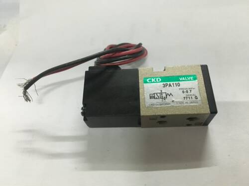3PA110/119-M5-3原装CKD电磁阀直动式DC24V/AC110/AC220秒发货