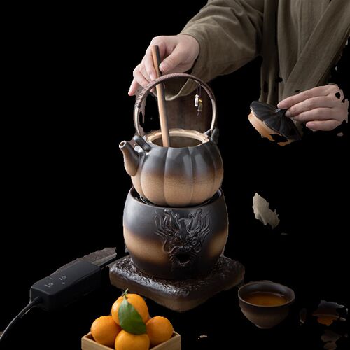 可干烧茶壶围炉煮茶n家用室内烤火炉套装电陶炉煮茶壶烧烤器具全
