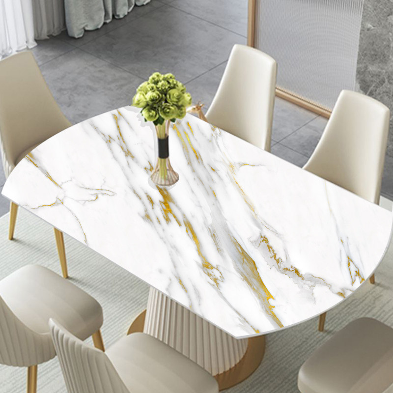 伸缩折叠椭圆形餐桌垫子大小圆桌圆形桌布L台布防水防油免洗软玻