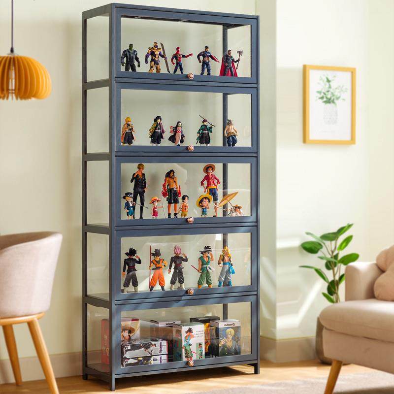 模型展示柜仿g玻璃透明防尘展示柜泡泡玛特压克力收纳盒书柜置物,收纳整理,手办收纳盒,淘宝优惠券,粉丝福利购,淘宝优惠卷