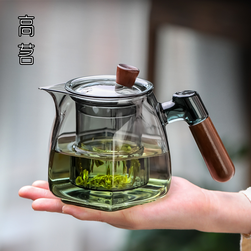 玻璃茶壶泡茶家用茶水分离u泡茶器加厚耐高温泡红茶专用茶具煮茶