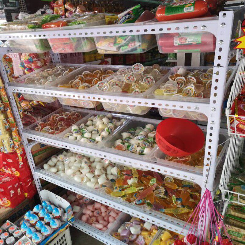 零食架子置物架便利店超市货x架糖果散货散称休闲食品展示架陈列
