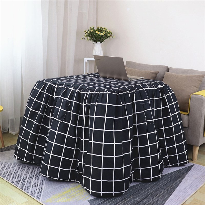 新款加厚烤火被烤火罩正长方形茶几电暖桌被罩电炉U罩套取暖桌被