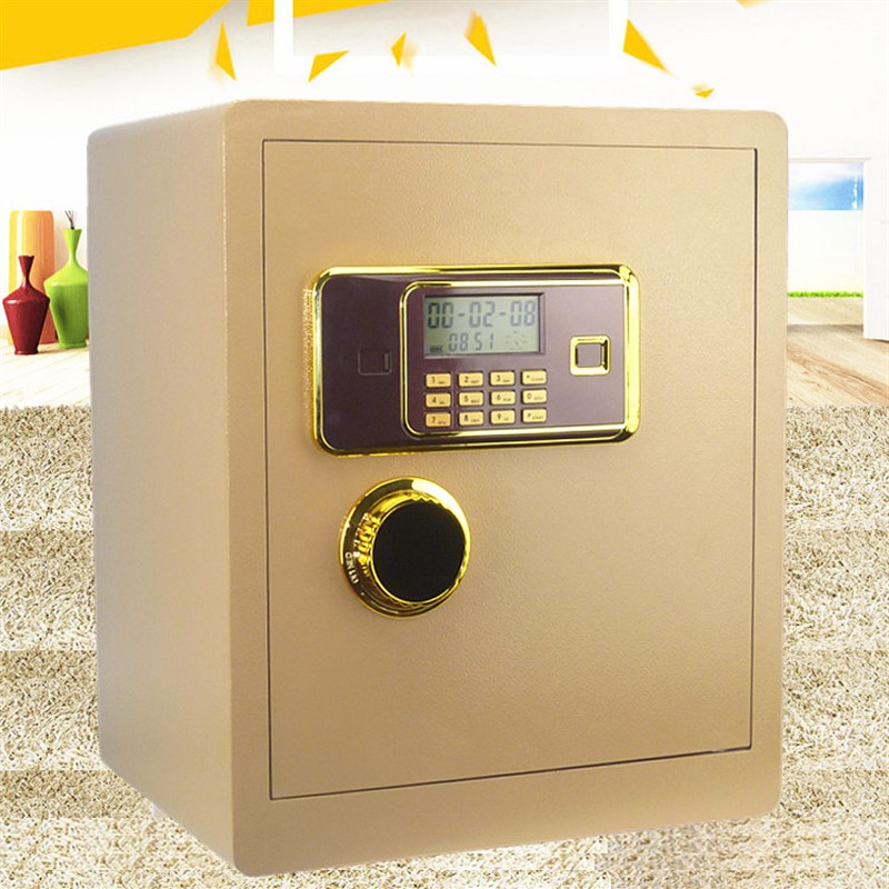 包邮家用小型f迷你保险箱办公酒店床头柜电子密码保险柜保管箱促