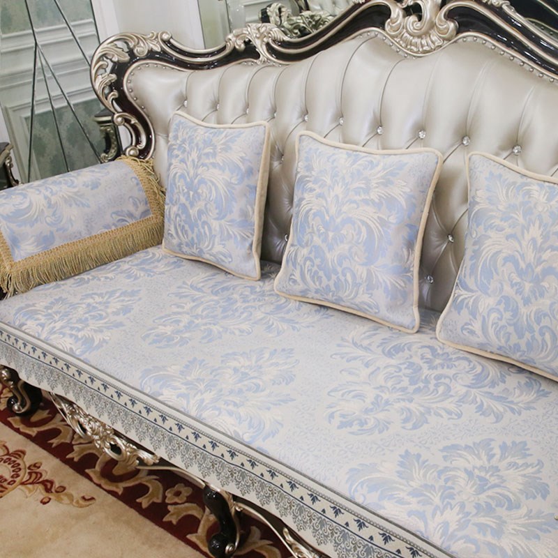 夏天款冰丝沙发垫凉席垫防滑欧式凉垫H组合夏季沙发套巾罩凉坐垫