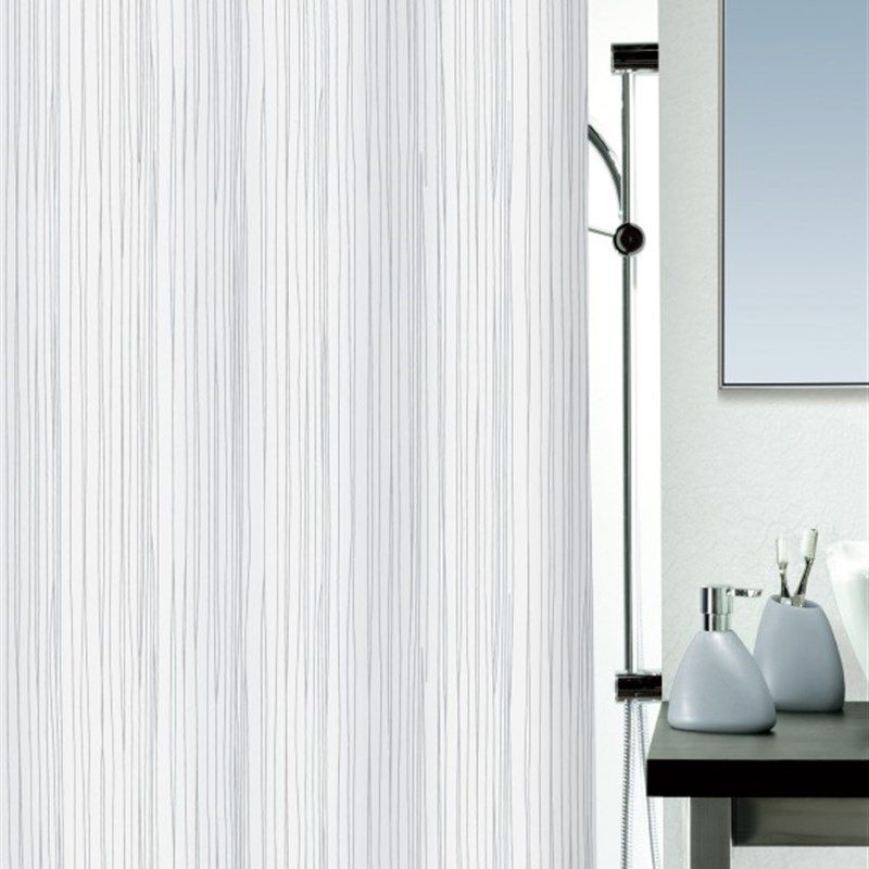 外贸防霉防水浴帘涤纶布浴帘隔断布帘清新细条纹1R80*200带铅坠,家庭/个人清洁工具,浴帘,淘宝优惠券,粉丝福利购,淘宝优惠卷