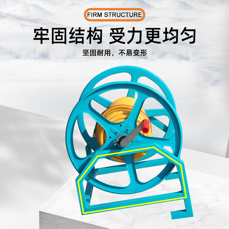 农用打药a管绕管架水管收纳架打药机绕管器喷雾管卷管机收管架加