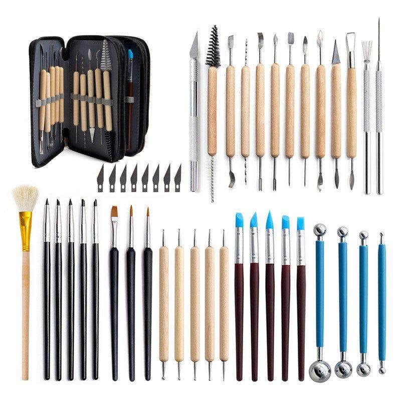 陶艺石工具棒4件TLT套5装塑粘土雕刻刀丸硅胶笔绘画毛刷,文具电教/文化用品/商务用品,其它,淘宝优惠券,粉丝福利购,淘宝优惠卷