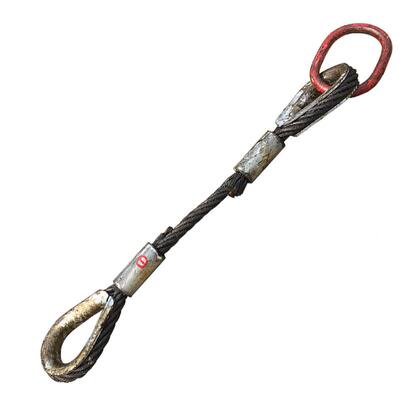 光面钢丝绳索重具钢丝绳具种索规格钢丝绳压制插各ETG编起索具