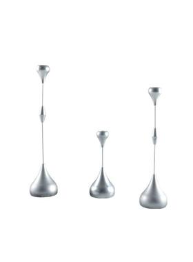 关现代轻奢创意电镀工艺水滴蜡烛摆件客厅餐厅台玄家居饰摆GD-A14