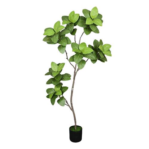 仿真绿植富高山榕大型植物景观落地盆栽办公室装饰摆件拍照背景