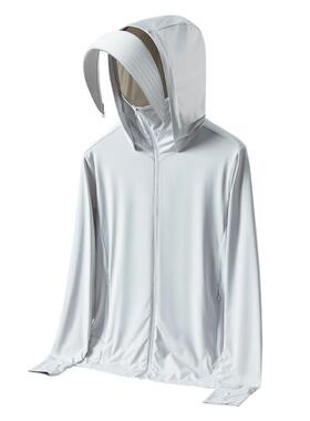 205夏季新款冰丝防晒衣外女新款防紫2TXR1AS外线大檐帽透气冰丝防