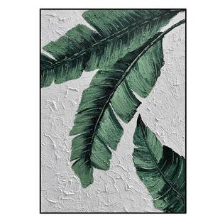 手绘油画家大业QWE-2302植物餐厅挂厅画客装饰大墙画沙发背景肌理