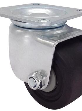 3重型向脚轮CHJF75尼龙CFQ01-D7寸-NM滚轮71X71孔5活动万轱辘