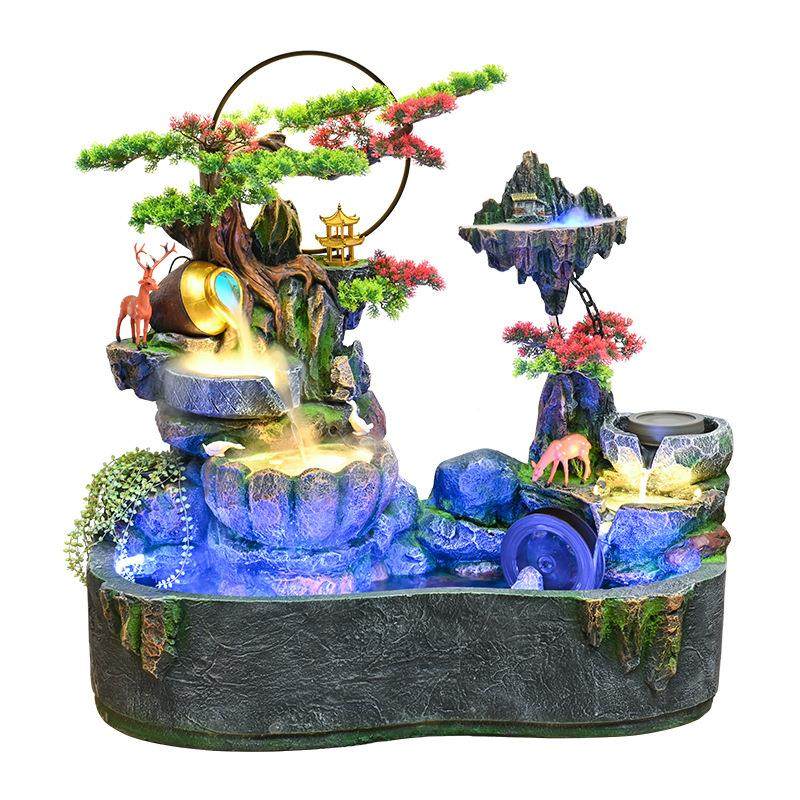 池型假山大喷泉循环水2025014景内观户外庭院室客厅鱼阳台景观落,家居饰品,装饰摆件,淘宝优惠券,粉丝福利购,淘宝优惠卷