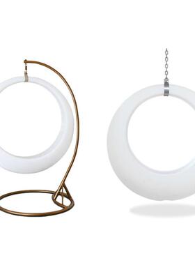 led发光秋院庭灯户月亮秋千外HJ804C景区网红打卡拍照广千场别墅