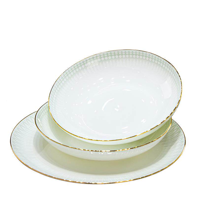 档骨Z1204瓷餐具盘碟组合全套礼品碗陶瓷简约碗筷高装套家用