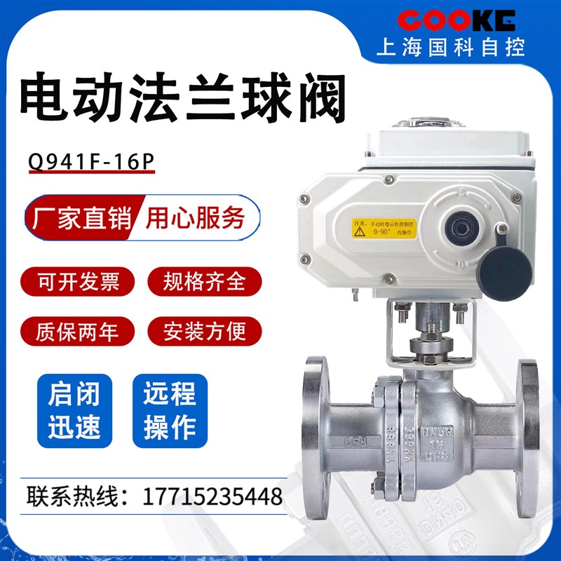 速发电动法兰球1Q4阀F-1不C/P蒸汽6锈钢铸钢高温调节防爆切断220/