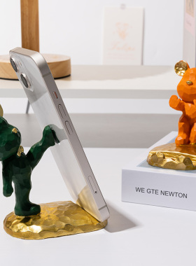 速发熊办工摆公室桌面装饰品电脑书桌好物用品大全件位生小礼物