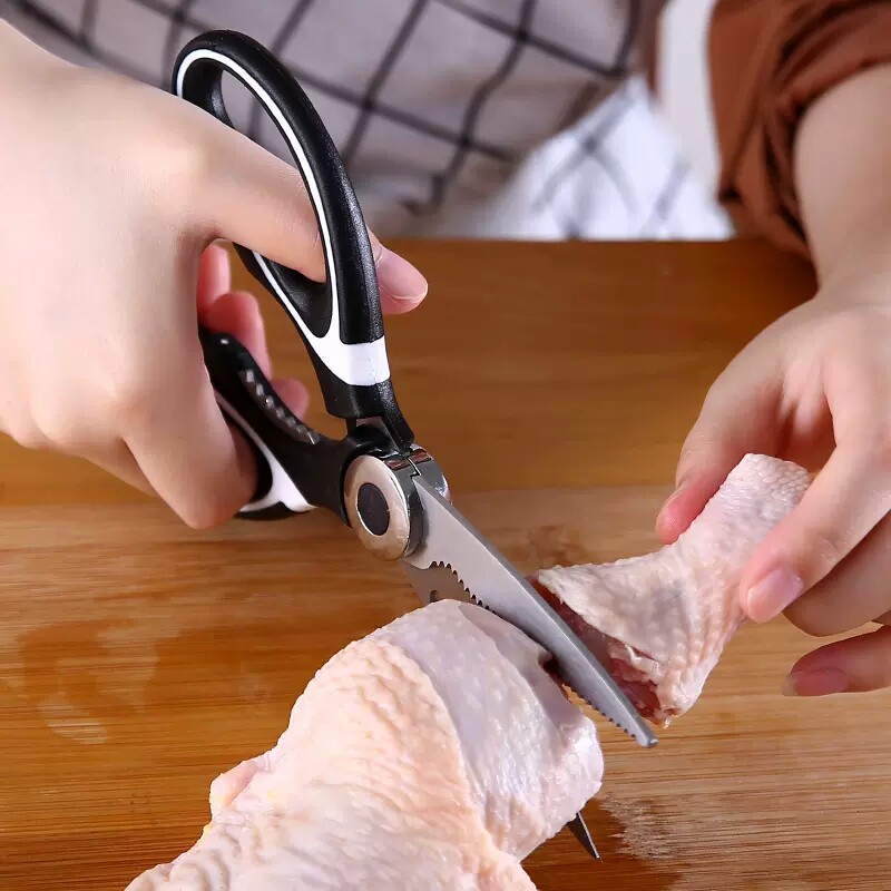 速发厨房剪刀多用家功能剪骨食物烤肉子头杀鱼专用不锈钢强力鸡骨