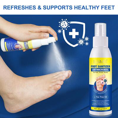 跨境 茶树油Foot disinfection spray deodorization spray 120ml
