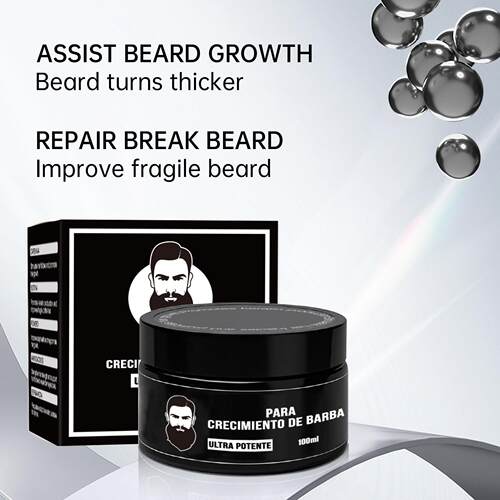 跨境Estimulante de Crecimiento de Barba 胡须护理膏 滋润清洁