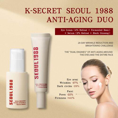 跨境爆品Seoul 1988 Eye Cream视黄醇眼霜改善保湿