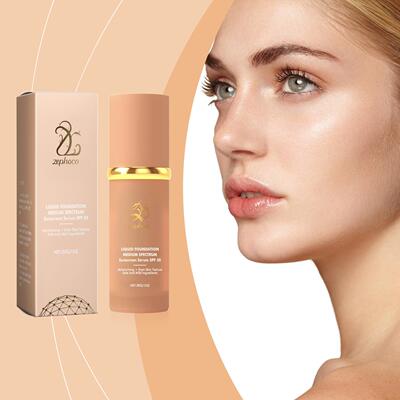 Matte liquid foundation can keep makeup on for a long time